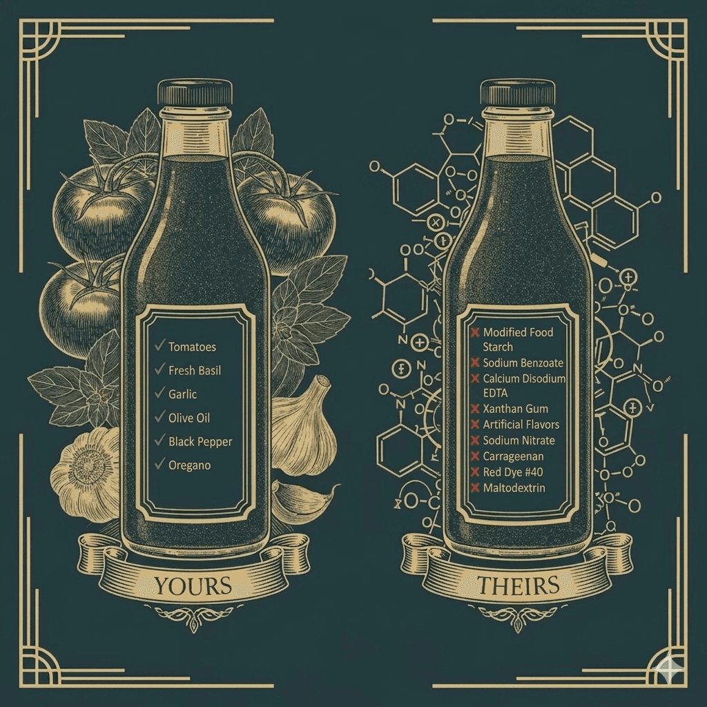 Your clean label recipe vs co-packer's shortcut recipe comparison